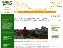 Tablet Screenshot of languedoc-nature.com